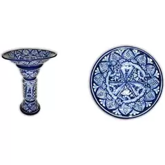 Talavera Barcelona Bird Bath