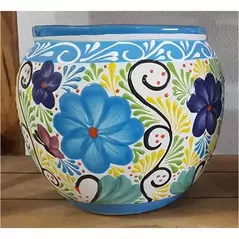 Bella Large Ovalo Pot Light Blue