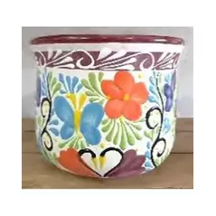 Bella 8" Champanera Pot Burgundy