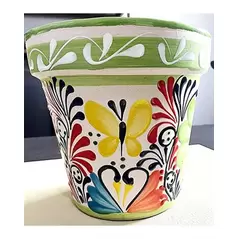 Bella 8" Flower Pot Lime