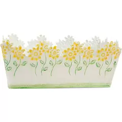 VCS 10" Sunflower Rectangle Planter