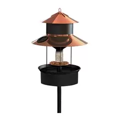 Woodlink Gaslight Solar Light Seed Feeder