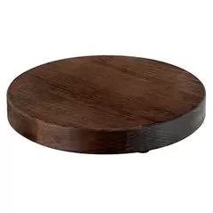 Wagner WPC Round Plant Caddy No Show Casters Brown