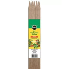 Miracle Gro 4'x3/4"x3/4" Hardwood Stake 5pk