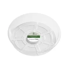 Crescent 8" Heavy Duty Clear Saucer
