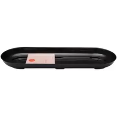 CWP 14" Black Designer Centerpiece Plant Tray Retail Ready Packaging