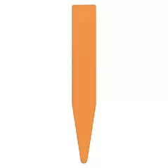 DPI 1000/4" Molded Plastic Labels Orange