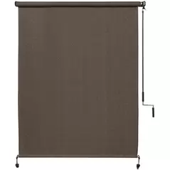 Coolaroo 4'x6' Exterior Roll Shade Mocha 90% Shade