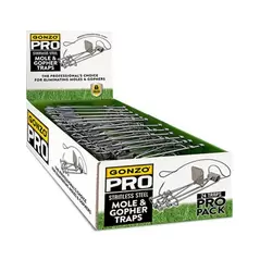 GONZO Wire Mole & Gopher Trap Bulk SS