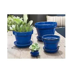 Verandah 5.5x4.5 Standard with Saucer Blue