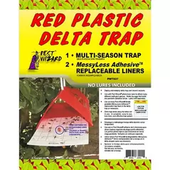 Pest Wizard Plastic Multi-Use Delta Trap with 2 Liners