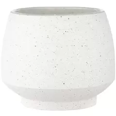 SSI 4.5" Stoneware Tapered Pot White