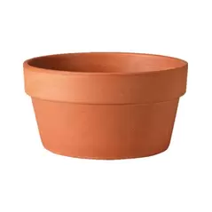 Southern Patio 8.5" Half Clay Pot Terra Cotta