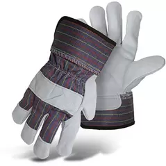 BOSS Large Striped Split Leather Palm