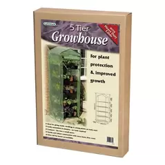 WSP 5 Tier Growhouse HD Cover 6'7" Hx 2'3"Wx 1'6"D