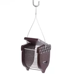 Birds Choice Shelled Peanut Feeder Recycled Plastic Dark Brown