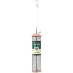 Birds Choice Small Mesh Hanging Copper Finch Feeder for Nyjer & Thistle Seed