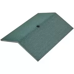 Birds Choice Roof Tray Topper with Flange Recycled Plastic Green