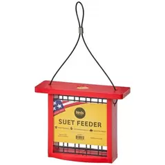 Birds Choice Suet Feeder Recycled Plastic Red