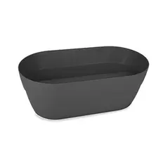 Crescent 22"x11" Ella Rail Planter Slate