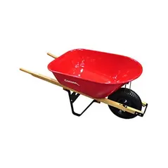 Corona 6cf Steel Wheelbarrow with Flat Free Tire