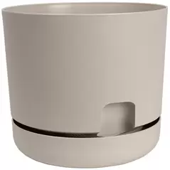 DCN 8" Oasis Self Watering Planter Mocha