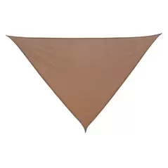 Coolaroo 12' Ready to Hang Triangle Shade Sail Cocoa