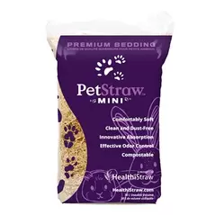 PetStraw 0.5cf Mini Bale Pet Bedding Wheat Straw