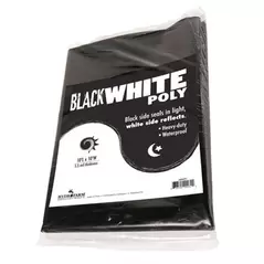 HDF B&W Poly 10'x25' 5.5mil