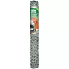 Yard Gard 2'x25' 20G Poultry Netting Galvanized 1" Mesh