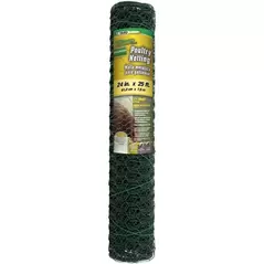 Yard Gard 2'x25' 20G Poultry Netting PVC Coated 1" Mesh
