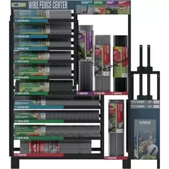 Midwest Air Tech 4' Free Standing Display Rack