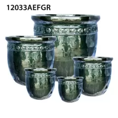 MCarr 5PC XXL Planter Plt Falling Green