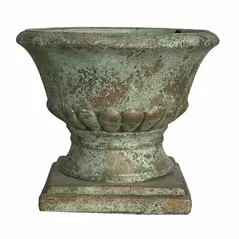MCarr 8.5" Mini Roman Urn Verdi Bronze