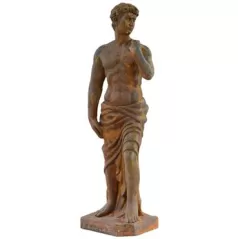 MCarr 40" Liconfiber Male Statue Rust