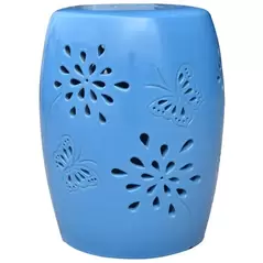 MCarr 19" Tall Butterfly Stool Aspen Blue