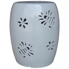 MCarr 19" Tall Bumblebee Stool Dallas Gray