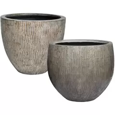 MCarr 22pc Ficonstone Etch Planter Pallet Fossil Wood