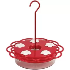 Natures Way 13oz 2-N-1 Plastic Dish Hummingbird Feeder
