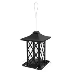 Natures Way Metal Gazebo Bird Feeder Contemporary Lantern 1.56qt