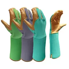 BGC Tuscany Gauntlet Assorted Colors M Sheepskin Leather Palm