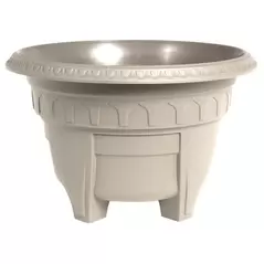 DCN 15" Azura Round Patio Planter Mocha