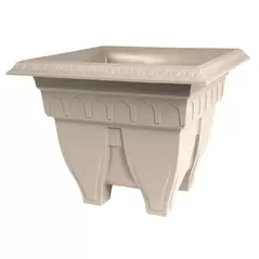 DCN 15" Azura Square Patio Planter Mocha