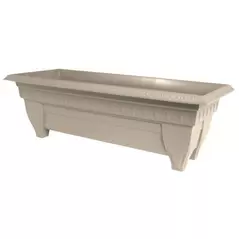 DCN 27" Rectangle Azura Patio Planter Mocha