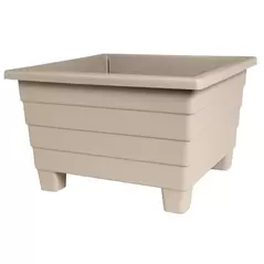 DCN 16" Futura Square Patio Planter Mocha