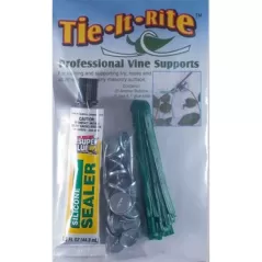 K&K Tie It Rite Vine Support with Glue & Ties