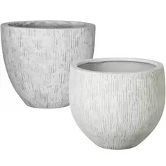 MCarr 22pc Ficonstone Round Planter Pallet Ash Gray