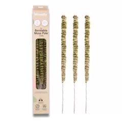 Mossify 16" 3pk Bendable Moss Poles Thin