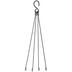 Midwest Wire Works 16" Grow Basket Hanger 4 Leg