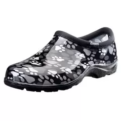 Sloggers Womens Shoe Paw Black & White Size 6